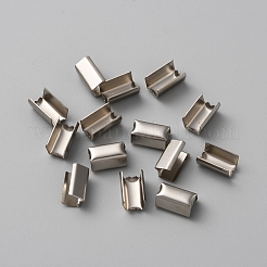 100 шт. Железные складные обжимные концы&nbsp;IFIN-WH0086-03A-P