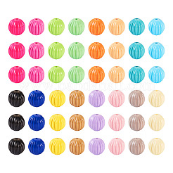 48 perline acriliche con vernice da forno in 16 colori&nbsp;MACR-TA0001-44