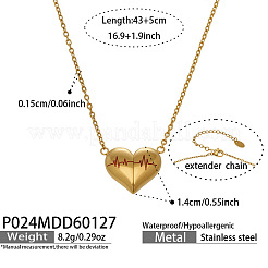 Colliers pendentifs en acier inoxydable 304&nbsp;WGF71AA-01