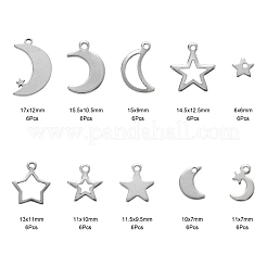 60 шт. 10 подвески из нержавеющей стали 304 STAS-FS0001-14P