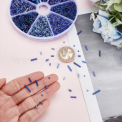 8 стиль стеклянные бусины&nbsp;SEED-HY0001-31