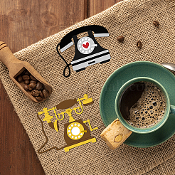 Углеродистая сталь разрезает трафареты DIY-WH0309-1114