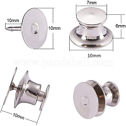 Messing Brosche BasisFassungen&nbsp;KK-BC0005-03P