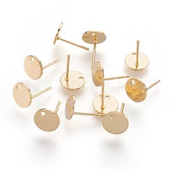 Фурнитура для сережек-гвоздиков из нержавеющей стали 304 X-STAS-F188-02G