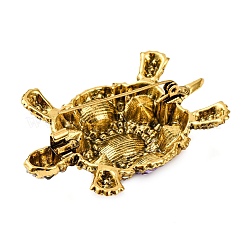 Значки на лацкан из сплава со стразами для одежды ALRI-D302-01A-AG