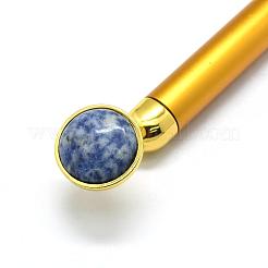 Электрические массажные палочки из натурального синего пятна из яшмы&nbsp;G-E515-13N