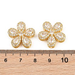 Colgante micropavé cubic zirconia de latón&nbsp;CU-CBA3D67-06G-05