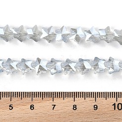 Гальванизируйте прозрачное стекло бисер нитей EGLA-U004-03A-PL01