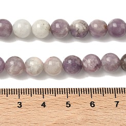 Крашеные круглые натуральный розовый турмалин бусы пряди&nbsp;G-K089-8mm-05