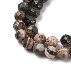 Натуральные бусины из родонита G-K366-C08-6mm