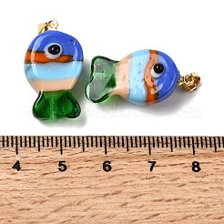 Подвески лэмпворк ручной работы&nbsp;LAMP-A007-01G-05-01