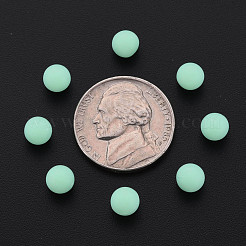 Непрозрачные акриловые бусины PAB702Y-B01-06