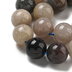 Нити бусин из натурального скорзалита G-B099-C04-04