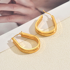 U-образные серьги-кольца из нержавеющей стали VF2558