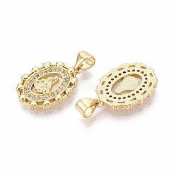 Латунные микро проложить кубического циркония подвески&nbsp;KK-T071-92G