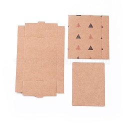 Boîtes de papier kraft et cartes d'affichage de bijoux de collier&nbsp;CON-L016-B02