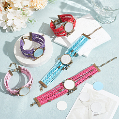 DIY Blanko-Stanzsets für Aluminium-Gliederarmbänder&nbsp;DIY-PH0022-07