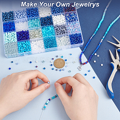 Прозрачные и окрашенные распылением бусины из стекла с эффектом кракле и имитации нефрита&nbsp;GLAA-PH0003-47D