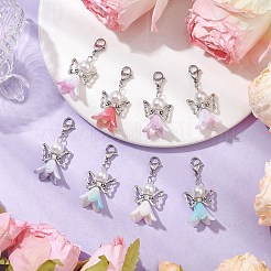 Украшения из акриловой подвески в виде ангела&nbsp;HJEW-JM02862