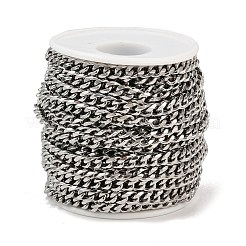 Изготовление мужских ювелирных изделий из нержавеющей стали 201 панцирные цепи CHS-A003B-1.5mm