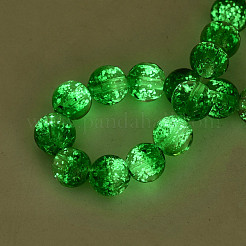 Fili di perline di lampwork trasparenti luminosi fatti a mano&nbsp;LAMP-T017-04D