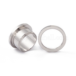 Не тускнеющие беруши из нержавеющей стали 304 калибры EJEW-G317-01L-P