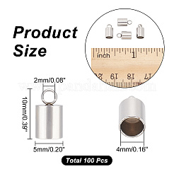 Наконечники шнура из нержавеющей стали 304 STAS-UN0001-99P