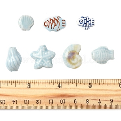 Фарфора ручной работы бисер нитей PORC-FS0001-13