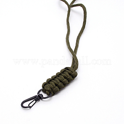 Шнур из полиэстера с поворотными застежками из сплава&nbsp;OCOR-WH0063-45B