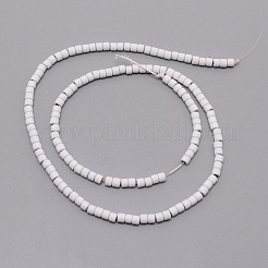 Немагнитные синтетический гематит бисер пряди&nbsp;G-WH0018-01O