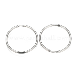 Porte-clés fendus en acier inoxydable 304 résistant au ternissement&nbsp;STAS-P178-50x2.3mm-P
