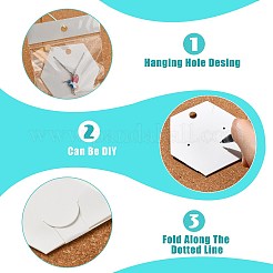 40 Stück Schmuck-Displaykarten aus Papier&nbsp;CDIS-FS0001-32B