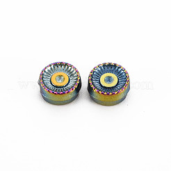 Стойки покрытие радуги цвет сплава бусины горный хрусталь настройки PALLOY-S180-367