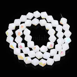 Имитация нефрита гальванических бисер пряди&nbsp;EGLA-A039-J6mm-L06