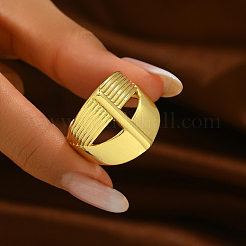 Геометрические широкие регулируемые манжеты из латуни для женщин CW8589