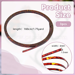 Baguettes de protection en plastique pour guitare&nbsp;OCOR-WH0077-135C