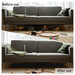 Bandes auto-agrippantes en polyester pour bloquer sous le canapé les jouets d'enfants et d'animaux&nbsp;DIY-WH0671-516