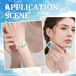 100 шт. бусины в виде рыбок из цинкового сплава в тибетском стиле&nbsp;TIBEB-SC0001-35