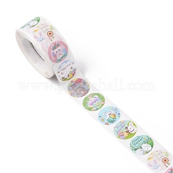 8 rouleaux d'autocollants en papier autocollant sur le thème de Pâques&nbsp;DIY-C060-03P