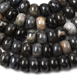 Природные бамбуковых листьев агат бисер нитей&nbsp;G-A280-A07-02