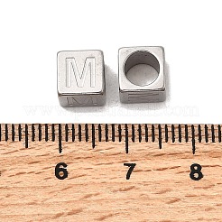 Европейские бусины из нержавеющей стали 304 STAS-D382-02M-P