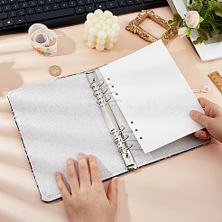 Copertina per quaderno a fogli mobili in lino&nbsp;OFST-WH0050-042A-01