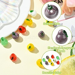 12шт 6 цвета бусины лэмпворк ручной работы&nbsp;LAMP-CJ0002-13