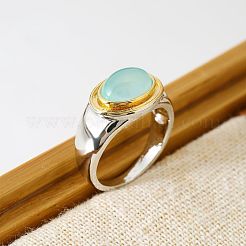 Овальные латунные кольца кошачий глаз FS-WGC727D-01