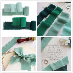 4 рулон 4-х цветов полиэфирной ленты с необработанными краями&nbsp;OCOR-NB0001-81A