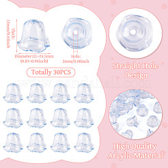 30 шт. акриловых бусин для изготовления колокольчиков&nbsp;TACR-TA0001-69D