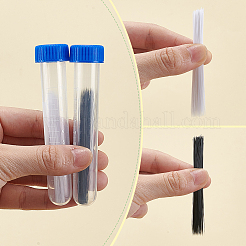 4セット 2色 プラスチック製模造動物のひげ クラフト用 ニードルフェルト  ミックスカラー  70~75x0.1~0.2mm  300個/箱  2箱/色&nbsp;DIY-NB0014-34