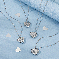 4 шт. ожерелья из сплава и алюминия&nbsp;NJEW-FH0001-16P