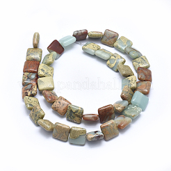 Натуральные бусины из аква терра яшмы G-I213-07-10mm