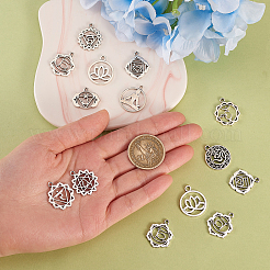 100 pz 10 stili pendenti in lega di stile tibetano&nbsp;TIBEP-CJ0001-50